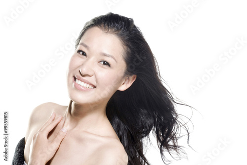 Beauty shot of a young woman