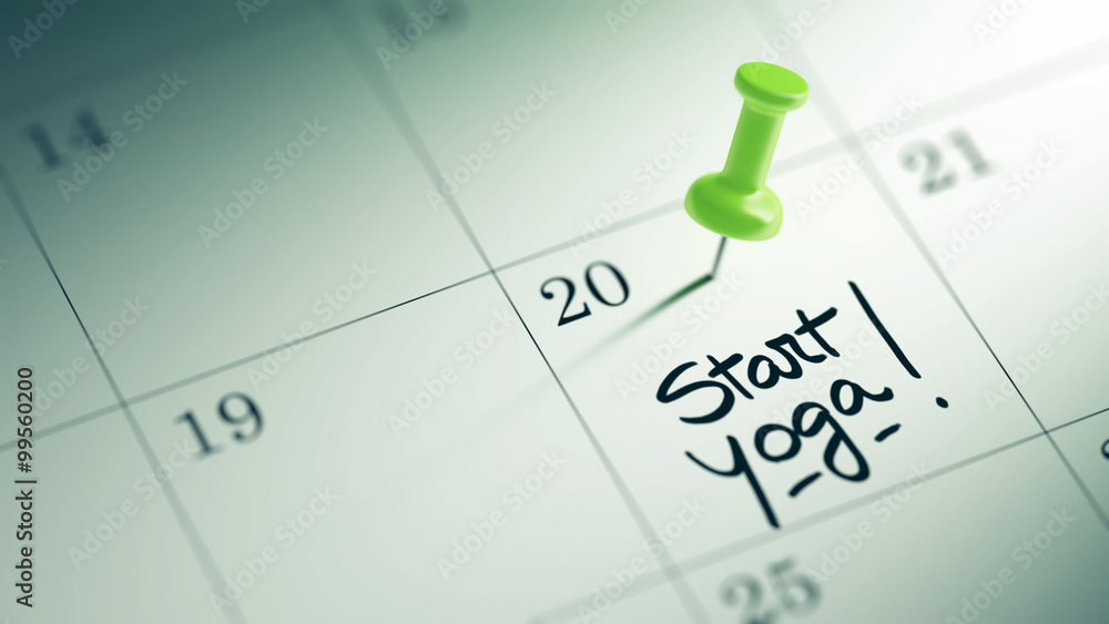 Concept image of a Calendar with a green push pin. Closeup shot Concept image of a Calendar with a green push pin. Closeup shot