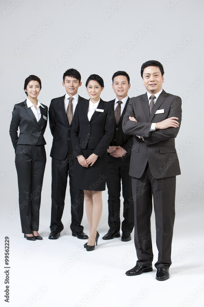 Portrait of professional and confident business team Portrait of professional and confident business team