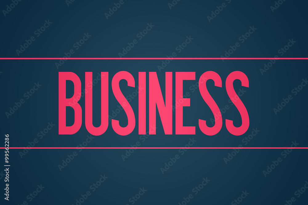 Business- Illustration - Text Graphic - Modern Business Design