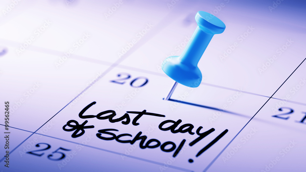 Concept image of a Calendar with a blue push pin. Closeup shot o Concept image of a Calendar with a blue push pin. Closeup shot o