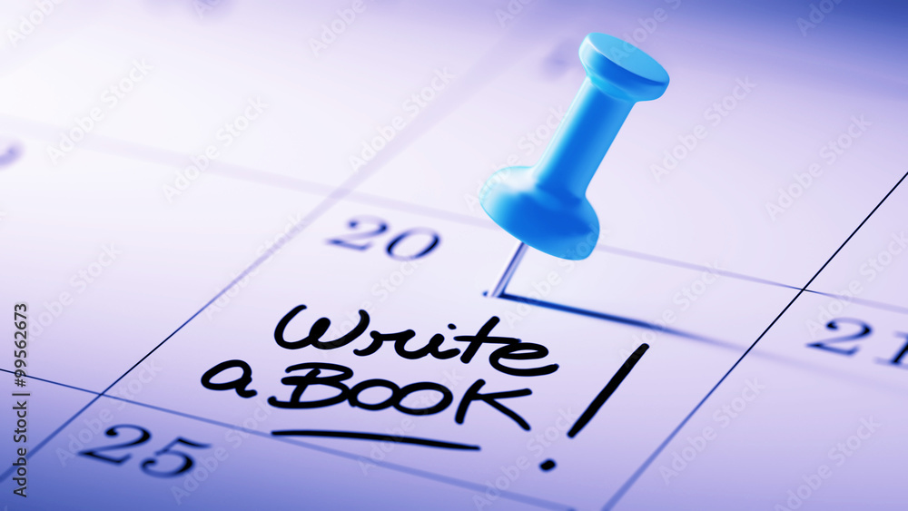 Concept image of a Calendar with a blue push pin. Closeup shot o Concept image of a Calendar with a blue push pin. Closeup shot o