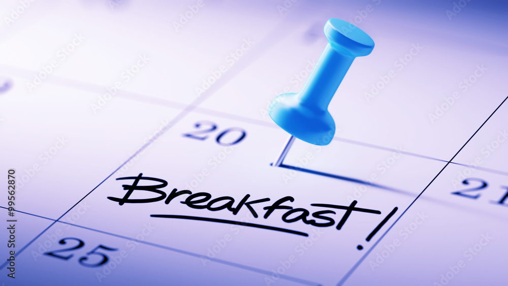 Concept image of a Calendar with a blue push pin. Closeup shot o Concept image of a Calendar with a blue push pin. Closeup shot o
