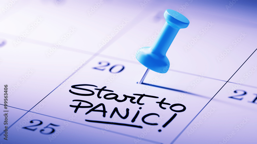 Concept image of a Calendar with a blue push pin. Closeup shot o Concept image of a Calendar with a blue push pin. Closeup shot o