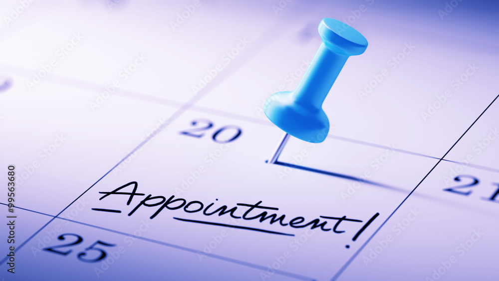 Concept image of a Calendar with a blue push pin. Closeup shot o Concept image of a Calendar with a blue push pin. Closeup shot o