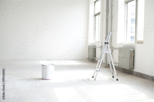 Interior of house in the process of remodeling