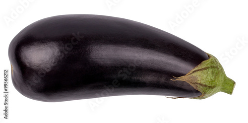 Wallpaper Mural One fresh eggplant over white background Torontodigital.ca