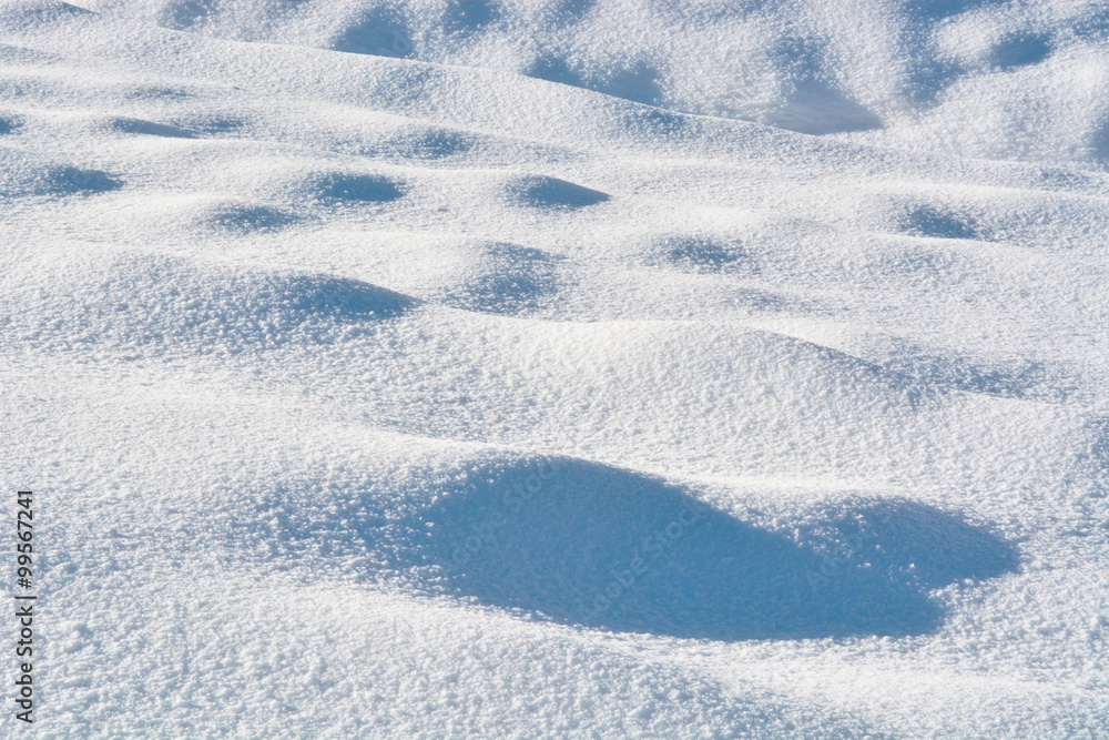 Big snowdrifts at high mountains at sunny winter day Big snowdrifts at high mountains at sunny winter day