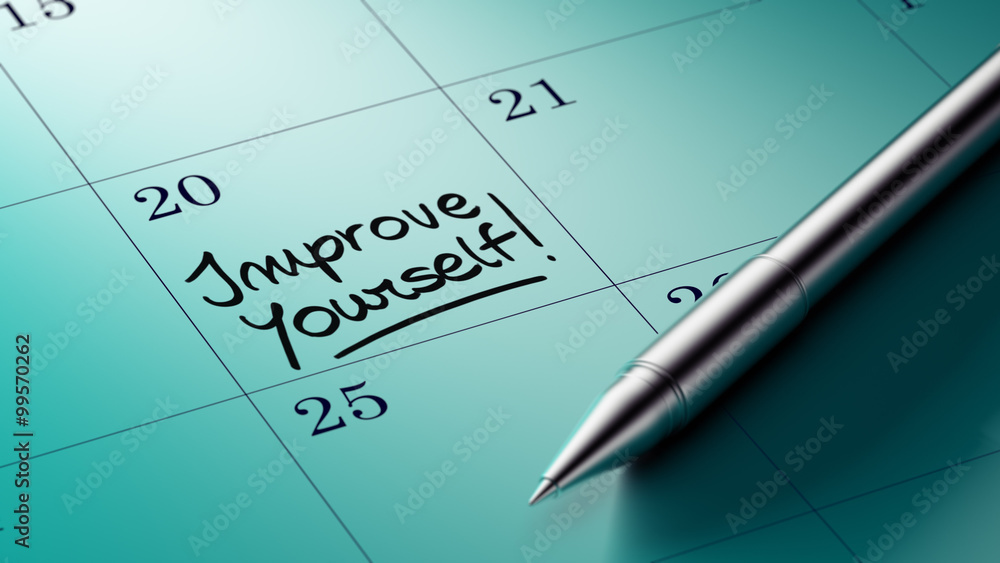 Closeup of a personal agenda setting an important date written w Closeup of a personal agenda setting an important date written w