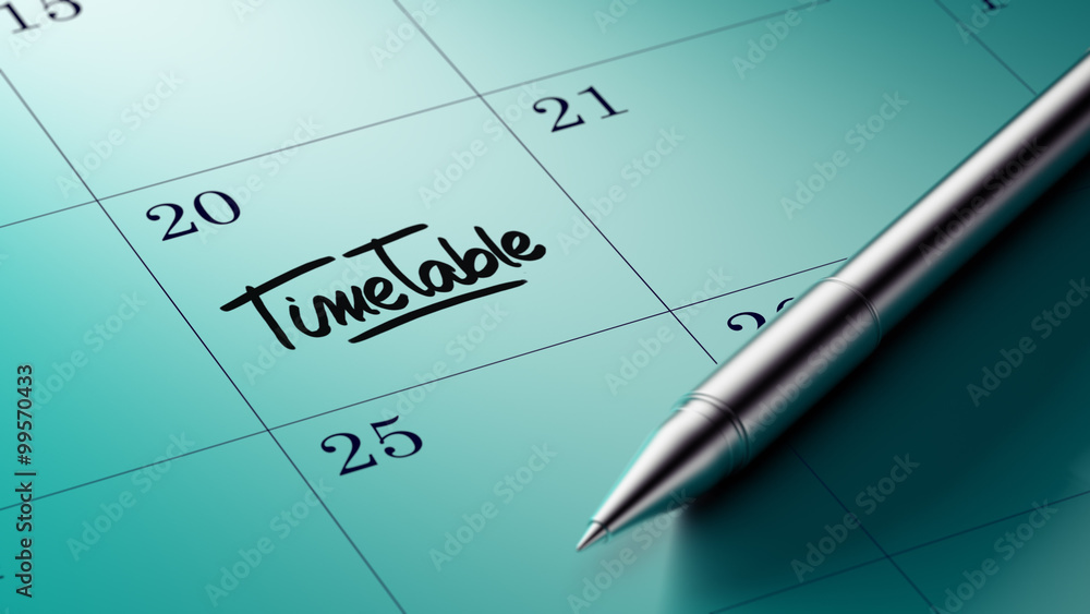 Closeup of a personal agenda setting an important date written w Closeup of a personal agenda setting an important date written w