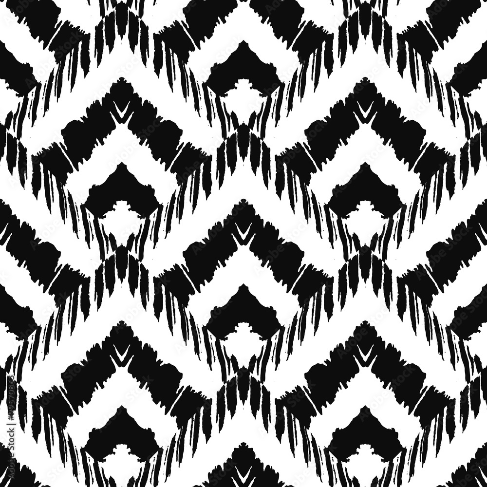 Hand drawn painted seamless pattern. illustration Hand drawn painted seamless pattern. illustration
