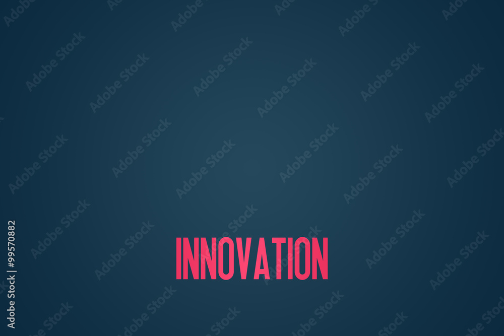 Innovation- Illustration copy space - Text Graphic - Modern Business Design