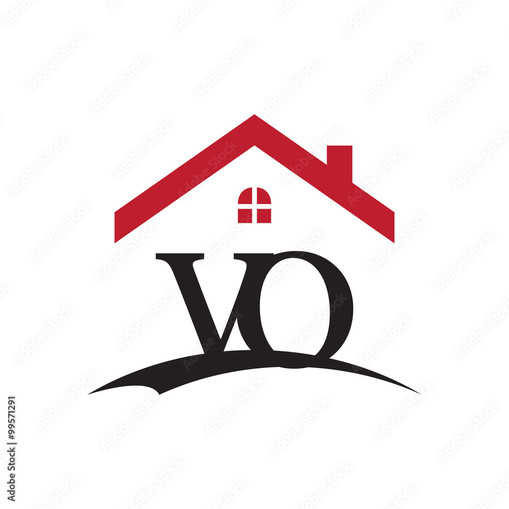 innitial letter logo with roof and window innitial letter logo with roof and window