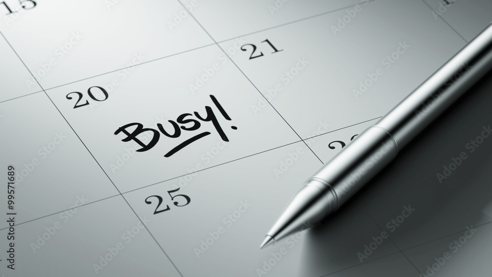 Closeup of a personal agenda setting an important date written w Closeup of a personal agenda setting an important date written w