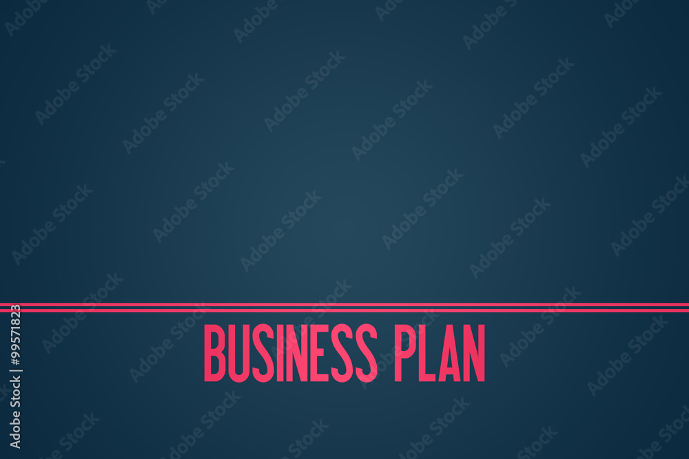 Business Plan - Illustration copy space - Text Graphic - Modern Business Design
