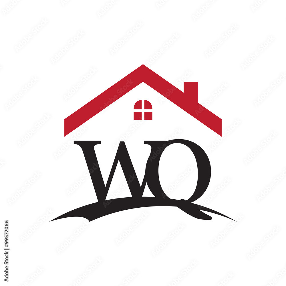 innitial letter logo with roof and window innitial letter logo with roof and window