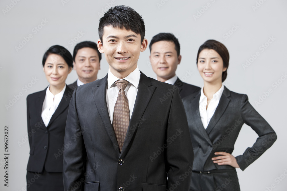 Portrait of professional and confident business team Portrait of professional and confident business team