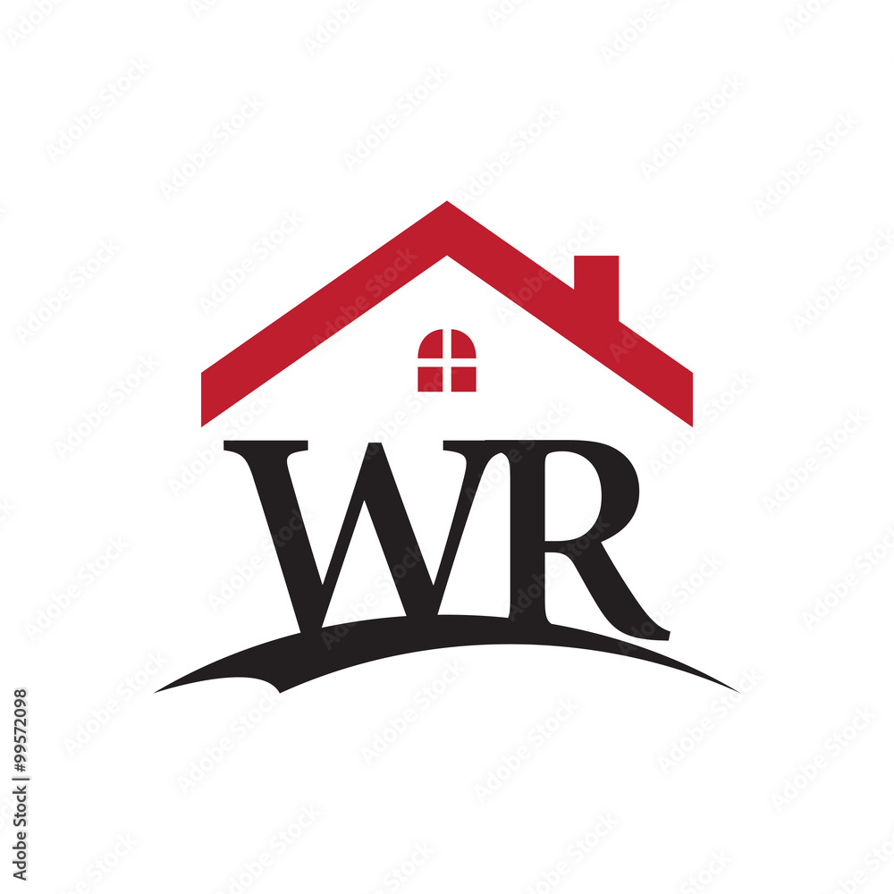 innitial letter logo with roof and window innitial letter logo with roof and window