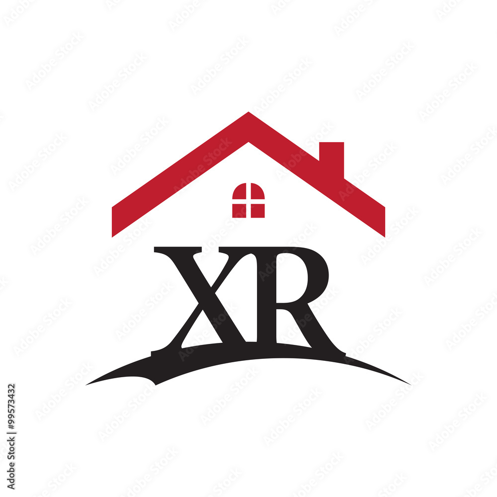 innitial letter logo with roof and window innitial letter logo with roof and window