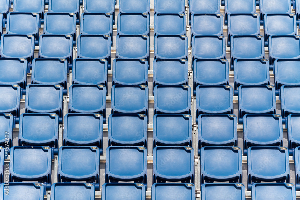 Naklejka premium Siedziska stadionowe