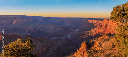 Majestic Vista of the Grand Canyon at Dusk © Josemaria Toscano