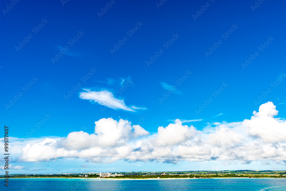 Sea, sky, seascape. Okinawa, Japan. Sea, sky, seascape. Okinawa, Japan.
