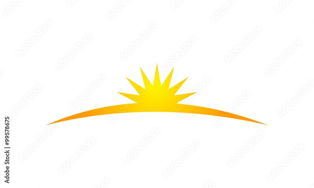 Fototapeta premium Sun Shine Logo
