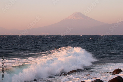 駿河湾と富士山