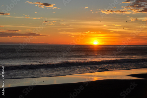 Beautiful sunsets of Playa El Zonte, El Salvador