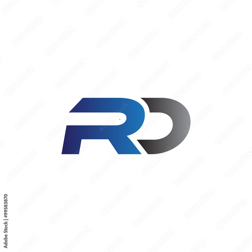 Simple Modern letters Initial Logo rd Simple Modern letters Initial Logo rd