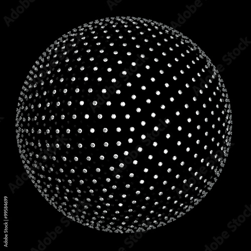 sparkling diamonds sphere © whitehoune