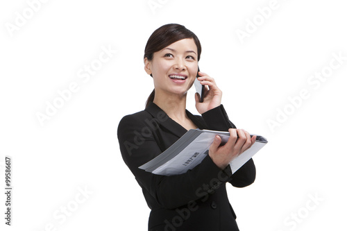 Businesswoman on the phone