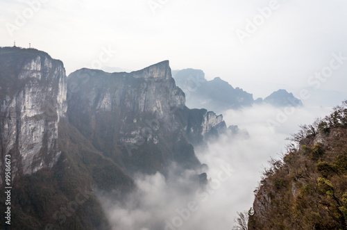 Tian Men Mountains in Zhangjiajie