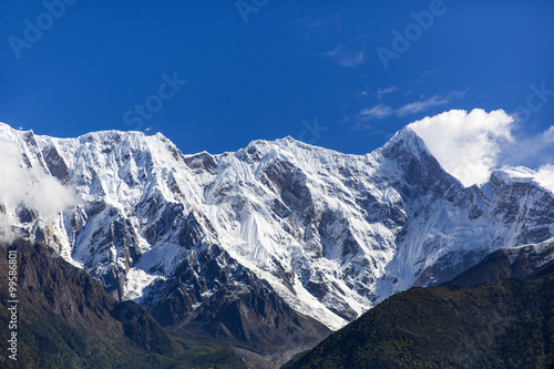 Nanjiabawa mountain in Tibet, China