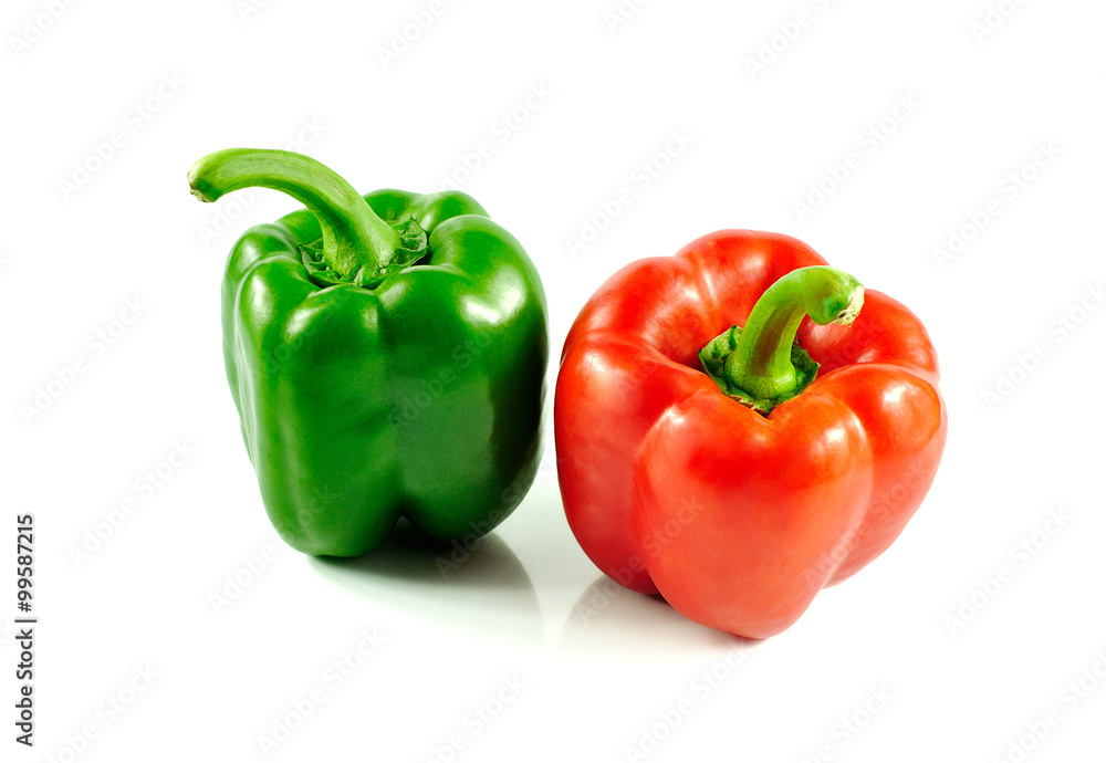 Cayenne pepper isolated on a white background Cayenne pepper isolated on a white background