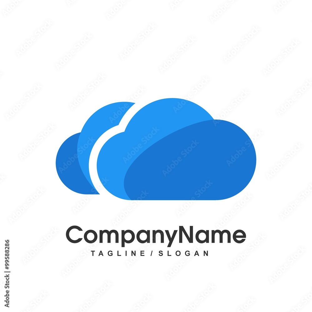Cloud logo icon Vector Cloud logo icon Vector
