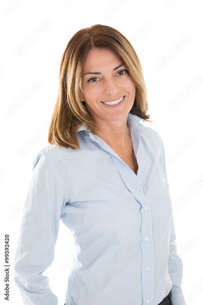 Portrait Of Happy Businesswoman Portrait Of Happy Businesswoman