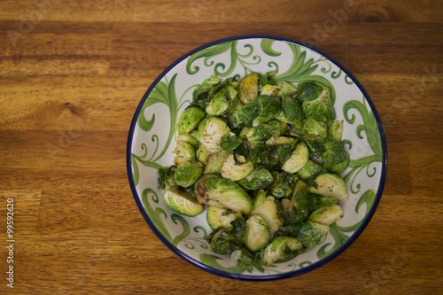 brussel sprouts fried in butter