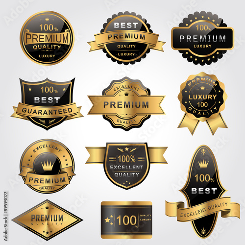 gorgeous golden labels