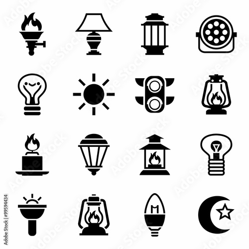 Vector Light icon set