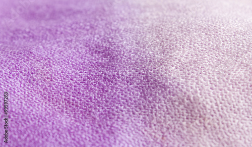 edge of purple fabric