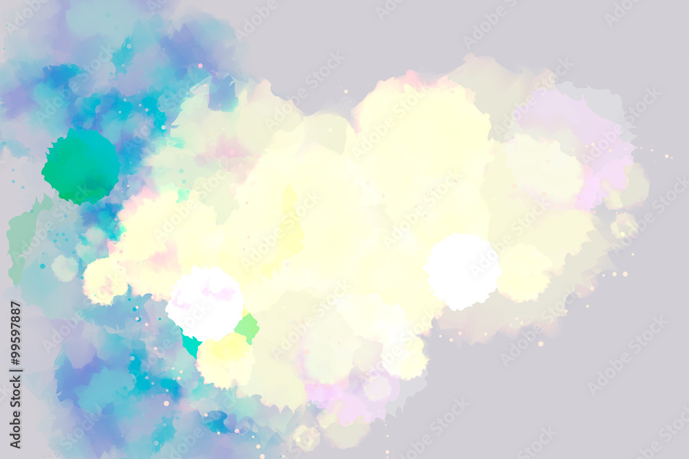 Abstract bright watercolor background.