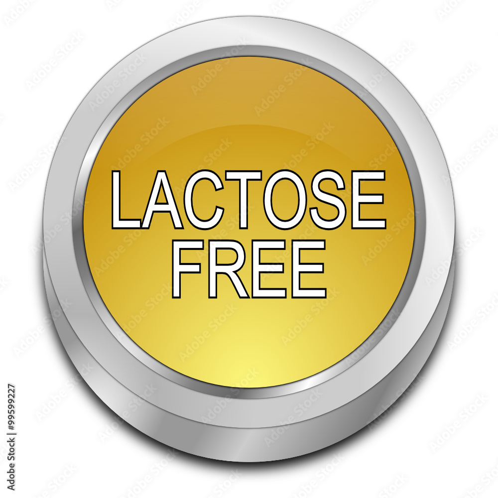 Lactose free Button Lactose free Button