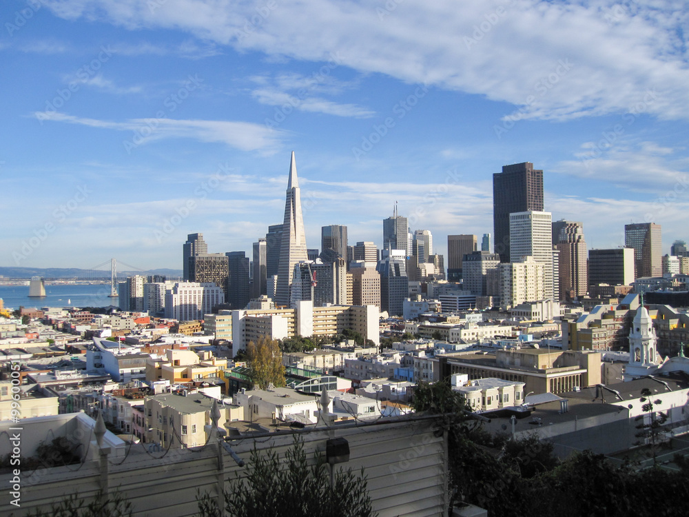 Obraz premium San Francisco Skyline, San Francisco, California, USA