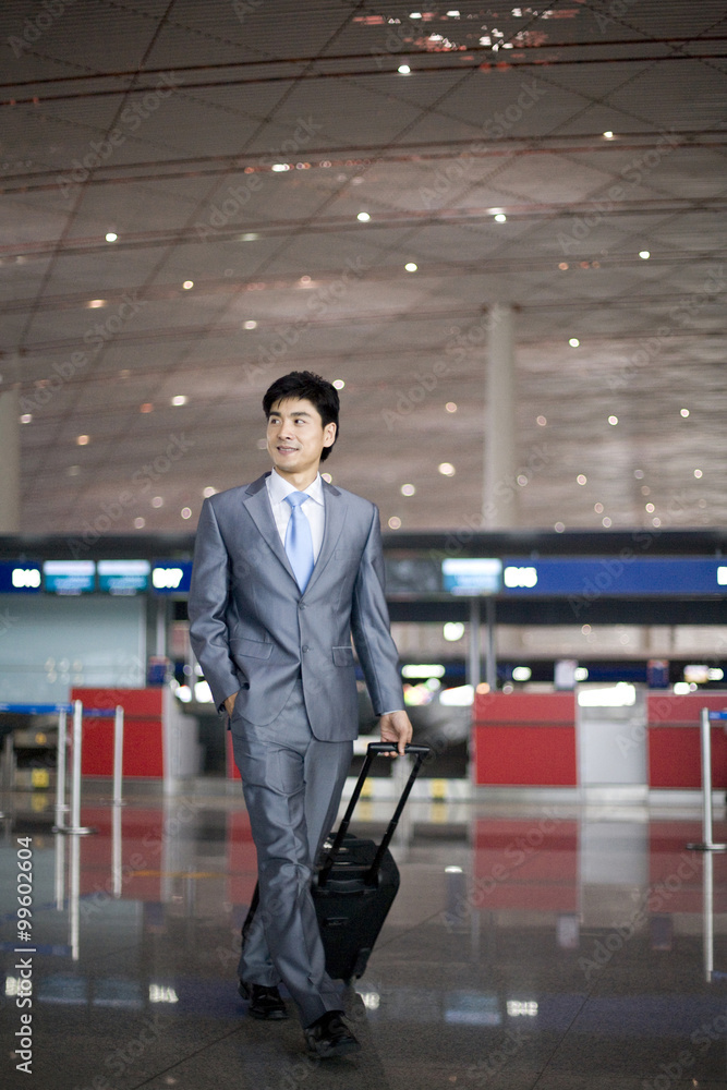 Businessman in airport