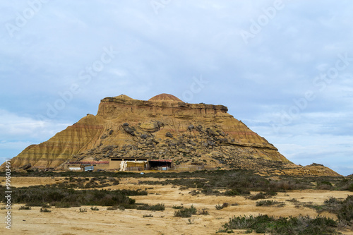 Obraz na płótnie Shepperds in Bardenas
