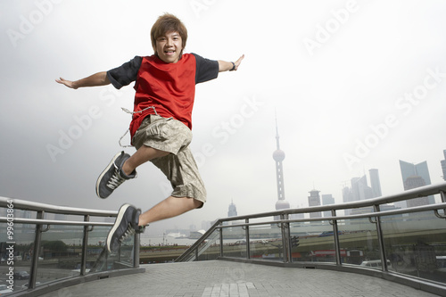Teenage Boy In Shanghai