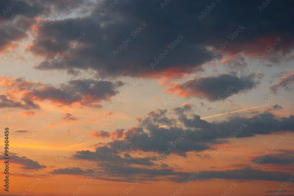 Beautiful evening sky