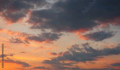 Fototapeta Naklejka Na Ścianę i Meble -  Beautiful evening sky
