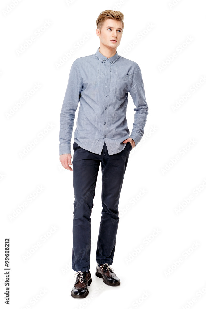 Portrait of young caucasian man Portrait of young caucasian man
